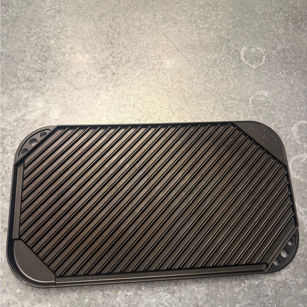 Nordic Ware Pro-Cast Grill Griddle Reversible Cast Aluminum USA